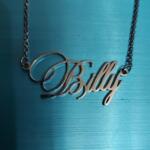 925 Sterling Silver Personalized Nameplate Necklace