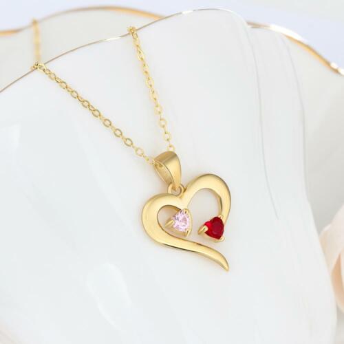 Gold Color Necklace with Triple Flower Zirconia Pendant for Women, Gift Jewelry for Mother