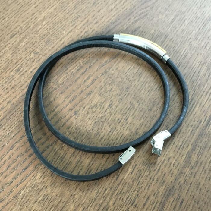 Men's Genuine Leather Bracelets - Black Wrap Wristband