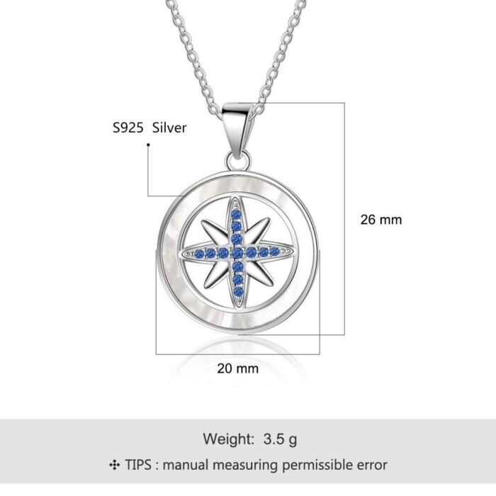 Snow Flower Silver Pendant Necklace