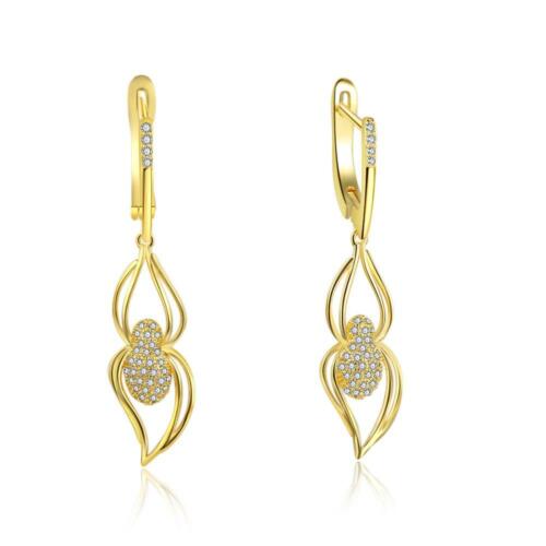 Fashion Long Wave Dangle Double Loop Drop Earrings, Wedding Jewelry for Women