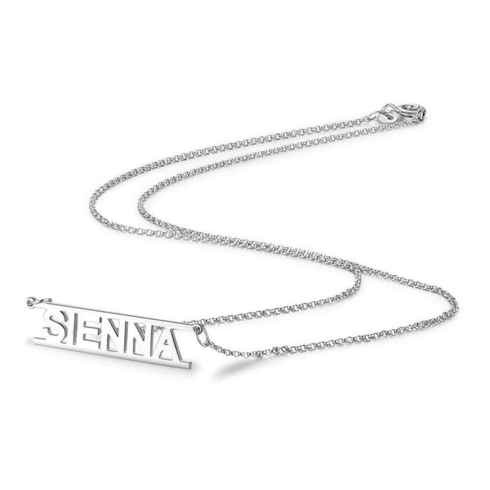 Personalized Silver Jewelry for Women, 925 Sterling Silver Jewelry for Women, One-name Customizable Silver Jewelry for Women