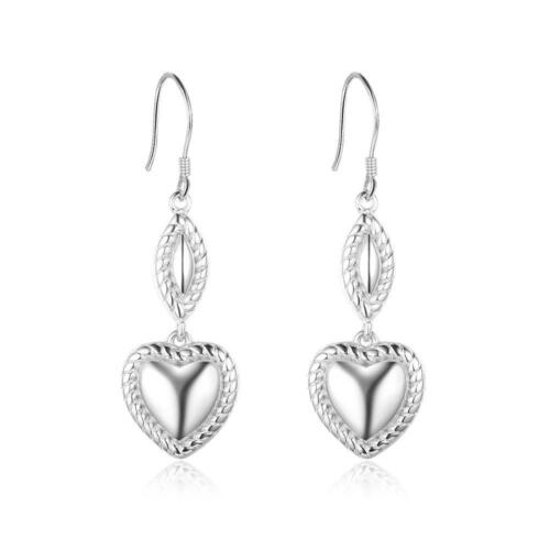 Heart Design Earrings for Women- Sterling Silver Jewelry for Women- Party Jewelry for Women- Accessories for Women- Stylish Accessories for Women