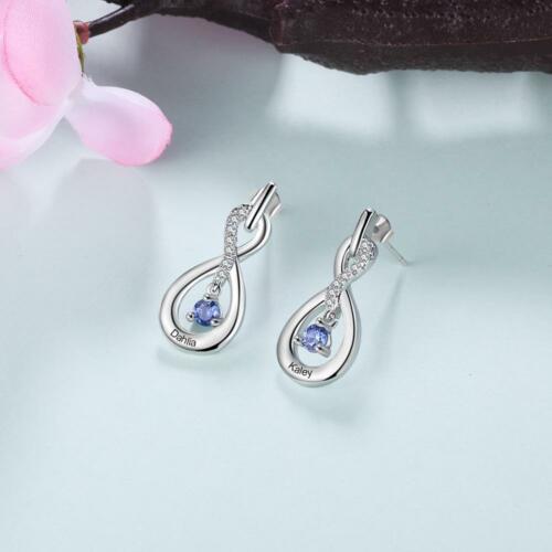Women’s 925 Sterling Silver Drop Earrings with Pearl, Hypoallergenic, Valentine’s Day Gift for Ladies