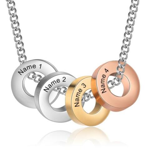 Personalized Family Bead Name Necklace for Women - Customized Jewelry for Women - Party Accessories for Ladies - Personalized Gift for Mother - Accessories for Women