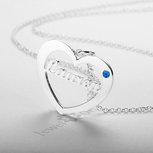 925 Sterling Silver Pendant Necklace, Personalized Arabic Nameplate Pendant for Women
