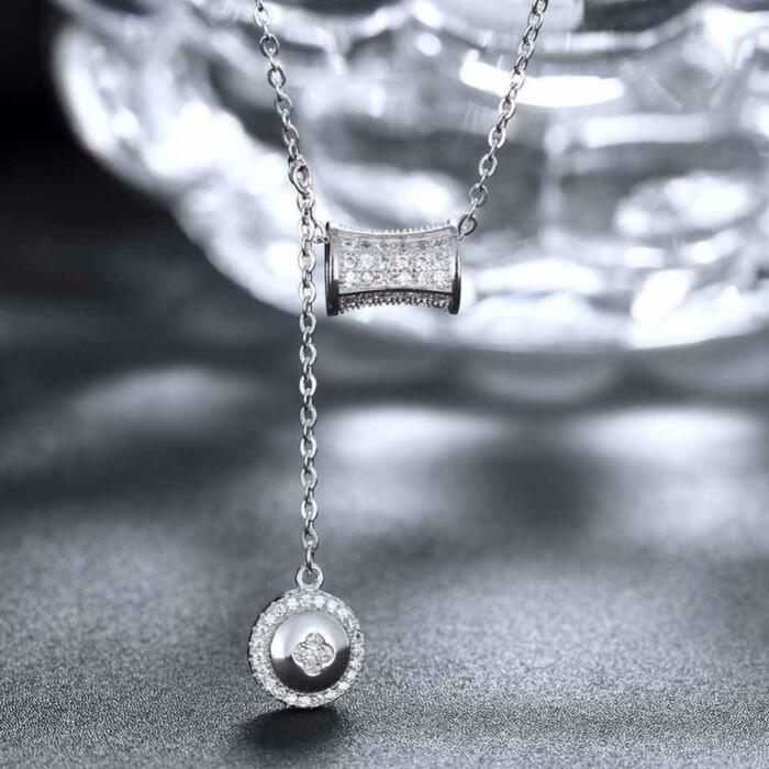 Sterling Silver Necklace for Women - Fashion Necklace for Women - Accessories for Women - Wedding Jewelry for Girls - Trendy Accessories for Women