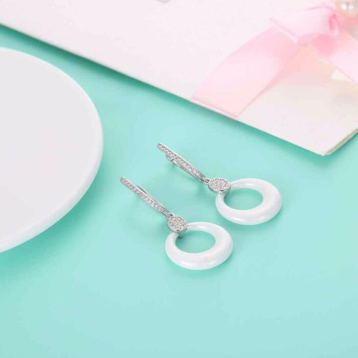 Vintage Style 925 Sterling Silver Drop Earring, Fashion Jewelry for Women, Best Gift for Her