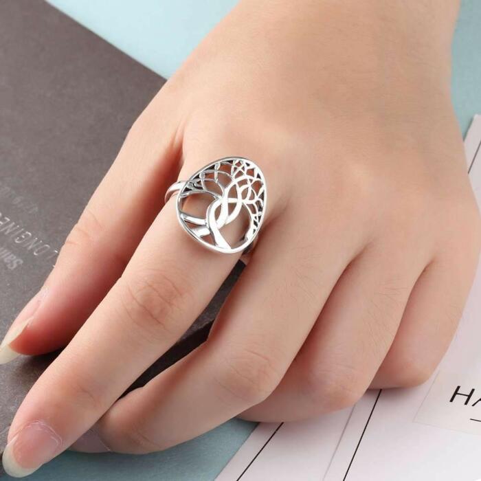 Wavy Shaped Ladies Ring- Sterling Silver Women Ring- Gifts for Girls- Fashion Accessories for Ladies- Wedding Rings for Girls