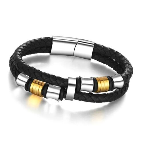Stainless Steel Bracelet for Men - Wrap Wristband Bracelet for Men - Classic Bracelet Wrap for Men - Accessories for Men - Best Jewelry Gift for Men