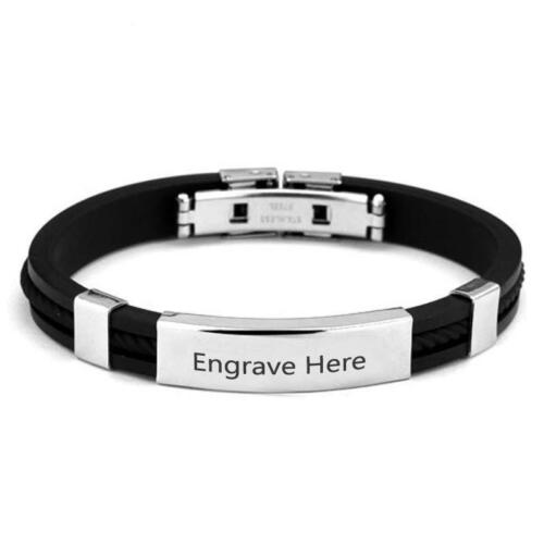 Personalized Engraved Bracelets for Men