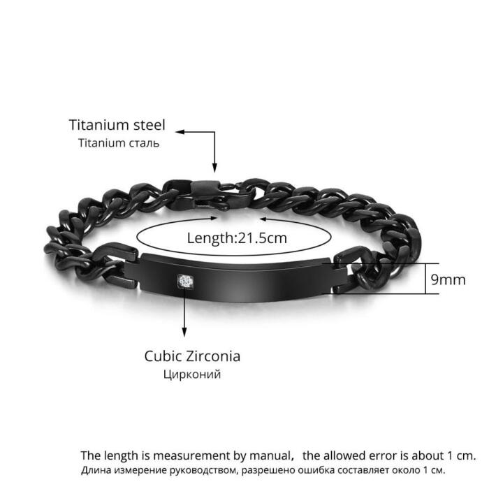 Personalized Titanium Steel Fashion Bracelets for Men with Name Engrave Option, Gift Bangles for Dad