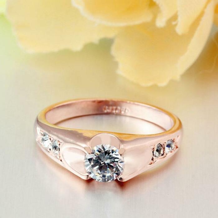 Rose Gold Polish Ring