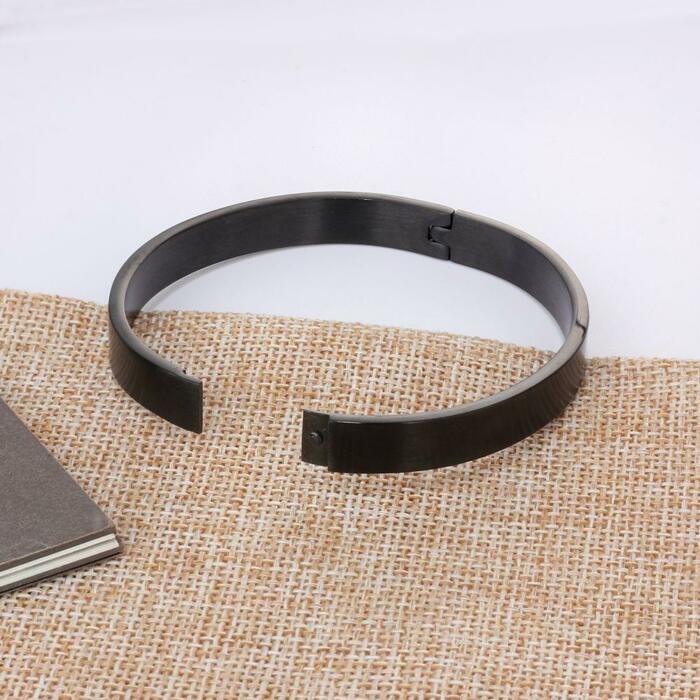 8mm Width Personalized Name Engraved ID Bangle