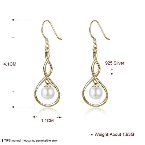 925 Sterling Silver Angel Wing Earrings
