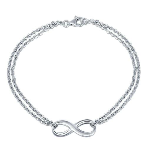 Infinity 925 Sterling Silver Trendy Bracelet for Women, Anniversary Bracelet & Bangles Gift for Women