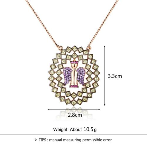 Copper Jewelry for Women- Best in Class Copper Jewelry for Women- Stone Studded Jewelry- 2-Name Engraving Jewelry for Women- Heart Shaped Pendant Jewelry