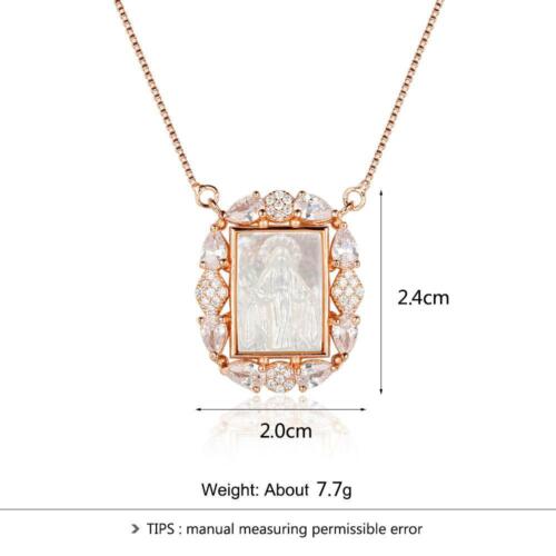 Personalized 925 Sterling Silver Unique Cross Cubic Zirconia Pendant Necklaces, Gift for Women