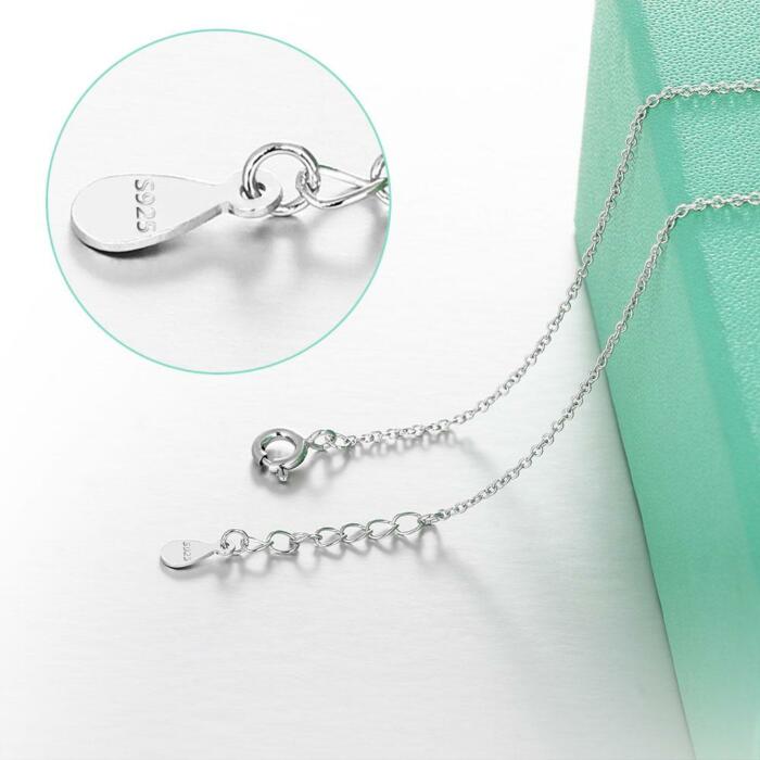 Classic Silver Necklace for Women - Silver Necklace for Women - Elegant Party Jewelry for Women - 925 Sterling Silver Necklace for Women
