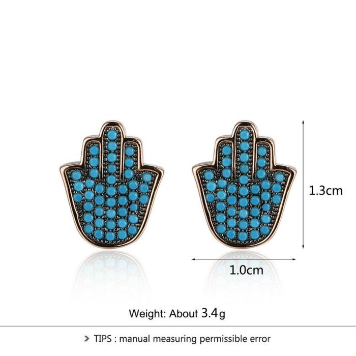 Sterling Silver Jewelry for Women - Blue Finger Shape Jewelry for Women - Fashionable Accessory for Women - Casual Jewelry - Trendy Accessories for Everyday Wear